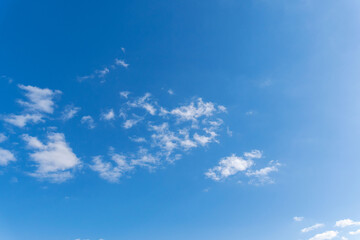 冬の爽やか青空と輝く雲49