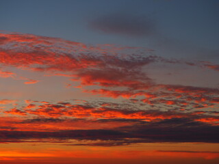 Fototapeta premium sunset in the sky