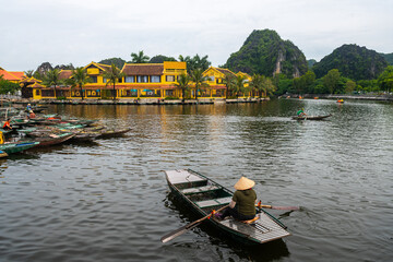 views of ninh binh city, vietnam