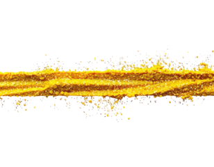 Curving golden flow, textural detail, with black background