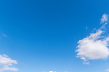 冬の爽やか青空と輝く雲43