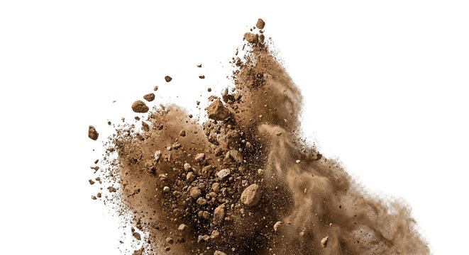 Exploding Earth and Debris Cloud