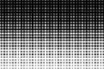 Vertical Gradient Diamond Halftone Overlay with Morphing Rhombus to Round Shape Pattern on Transparent Background