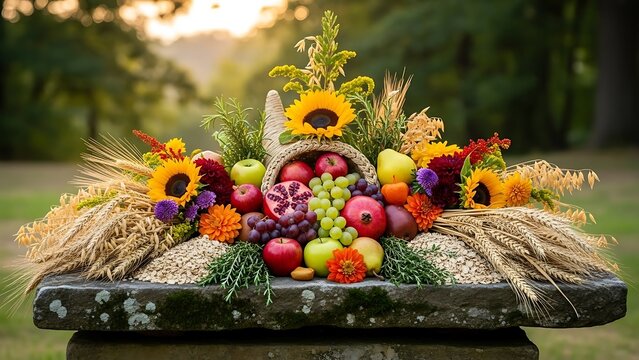 Ancient stone fort wall and walkway at sunrise with long shadows and arches - Powered by Adobe