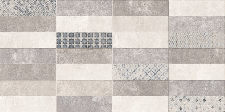 bricks wall texture with strip pattern background