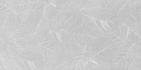 concrete wall texture, natural grey leaf pattern background