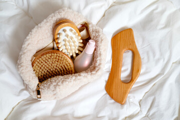 Wooden brushes and body gua sha  for anti-cellulite Sculpting Massage 