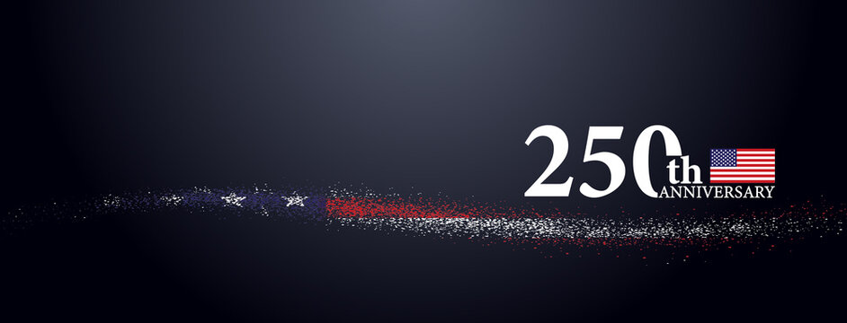 250th anniversary USA Background Logo