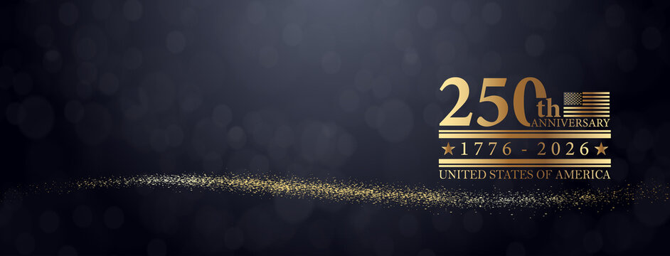 250th anniversary USA Background Logo