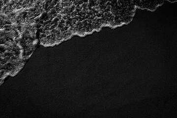 black sand beach background