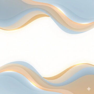 Modern abstract background with flowing liquid shapes and soft light effects, elegant minimal design for website hero section.