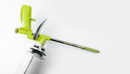 Professional Window and Door Polyurethane Foam Sealant. Used foam gun