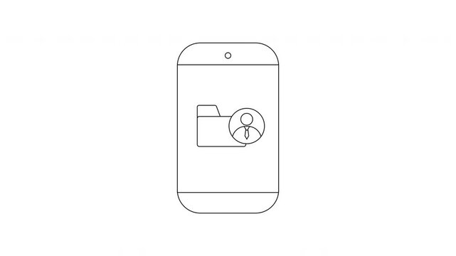 Smartphone Security - User Profile and Data Protection Concept.