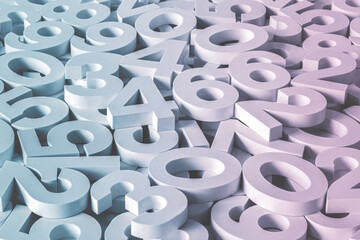 Digital background with blue and pink gradient stretch.