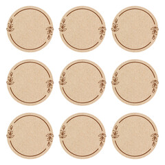 Gift Tags with Minimal Floral Illustration