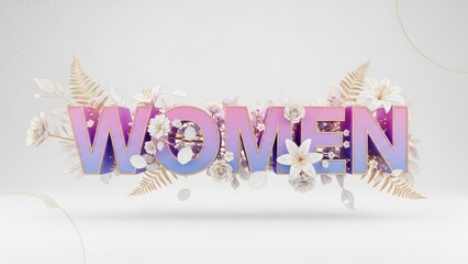 national woman day background