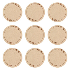 Gift Tags with Minimal Floral Illustration