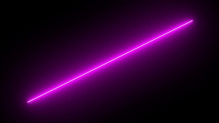 Abstract neon blinking lights animation on dark background, seamless loop with disco diagonal lines and glowing motion for modern video design - Powered by Adobe
