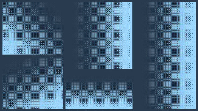 Pixelated bitmap gradient texture. Retro pixel art, black dither pattern, 8 bit vector background. Abstract Y2K Pixel Gradation Dithering Halftone Fade Gradation Effect Graphic Design Element.