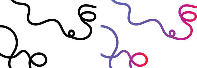 Line Abstract wavy background. Thin line wavy abstract vector background. Curve wave seamless pattern. Line art striped graphic template design