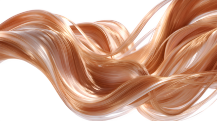 Frozen Amber Highlights isolated on white background 