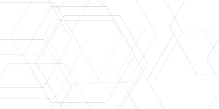 Vector abstract background seamless line. Abstract minimal geometric white and gray light background design. white transparent material in triangle diamond and squares shapes in random geometric.