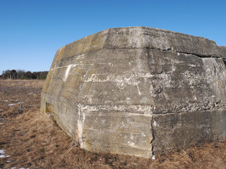 トイトッキ浜野生植物群落にあるトーチカ