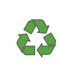 Obraz premium Recycling symbol for environmental sustainability and conservation.