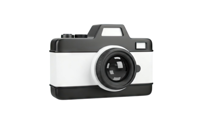 3D Render of a Retro Style Camera