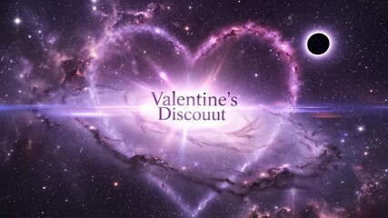 Galaxy Heart Offers Valentine's Discount in Dark Cosmic Space