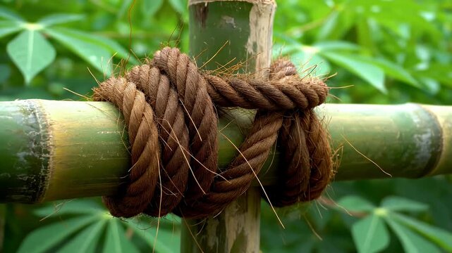 Jungle Strong How to Tie the Perfect Bamboo Lashing Knot