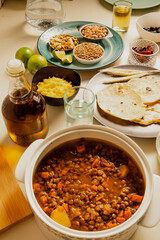 Ramadan table, Iftar food traditional festive