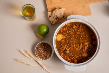 Traditional Moroccan Harira Soup, ramadan