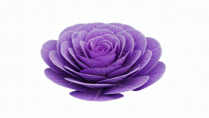Obraz premium Purple decorative flower on view