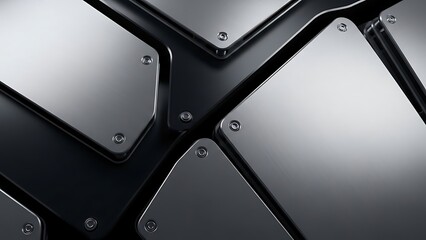 Close-Up of Multiple Modern Hard Drives with Sleek Black Casings, Highlighting Data Storage Technology for Digital Computing and Data Management Concepts