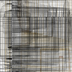 metal grid line repeated design pattern