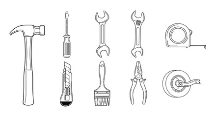 Obraz premium Essential tools for diy projects