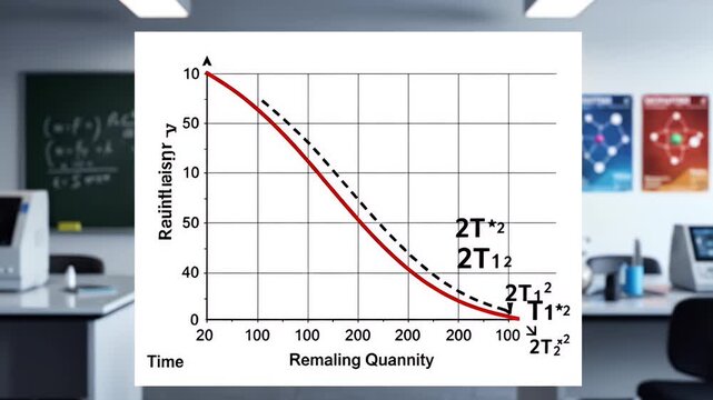 Understanding Half-Life Decay Graph in Scientific Setting, Educational Resource Explained