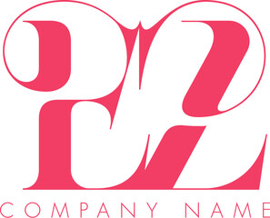 Abstract Initial Letter EZ Logo Design.