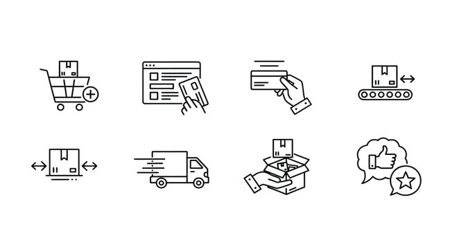 Online shopping process