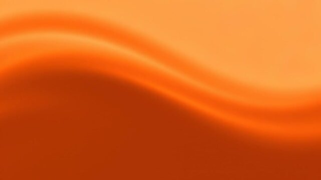 Abstract flowing orange background with wavy textures creating a smooth and dynamic design for creative use