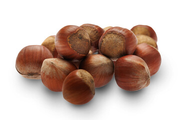 Obraz premium Hazelnut isolated on transparent background