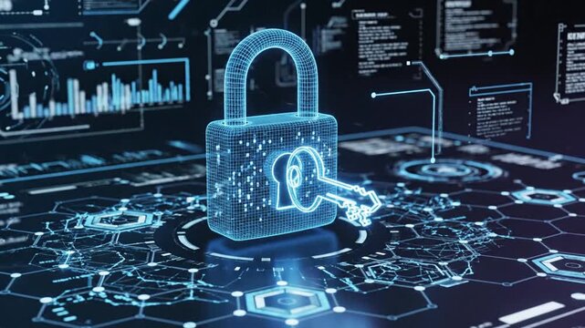 Secure Data Protection System Activated with Advanced Lock Mechanism