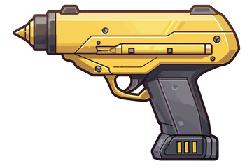 Naklejka premium Nail Gun isolated illustration