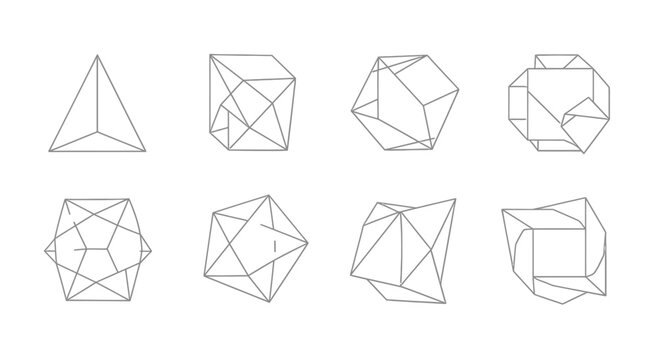 Collection of geometric shapes