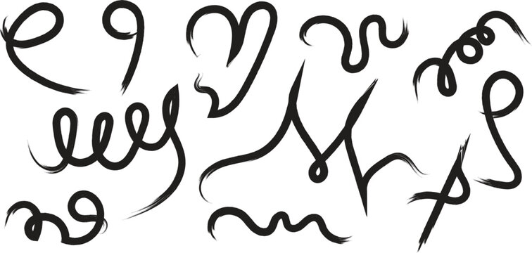 An illegible handwritten text or abstract art piece