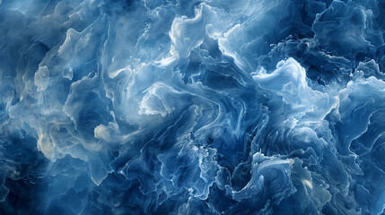 Obraz premium Abstract Blue Swirls