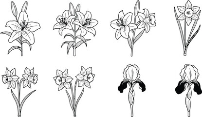 Minimalist businessman silhouette, professional success, office concept