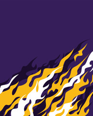 Abstract grunge fire vector illustration
