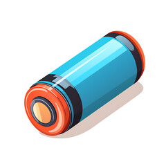 Energy Accumulator Battery Vector Illustration Isolated
